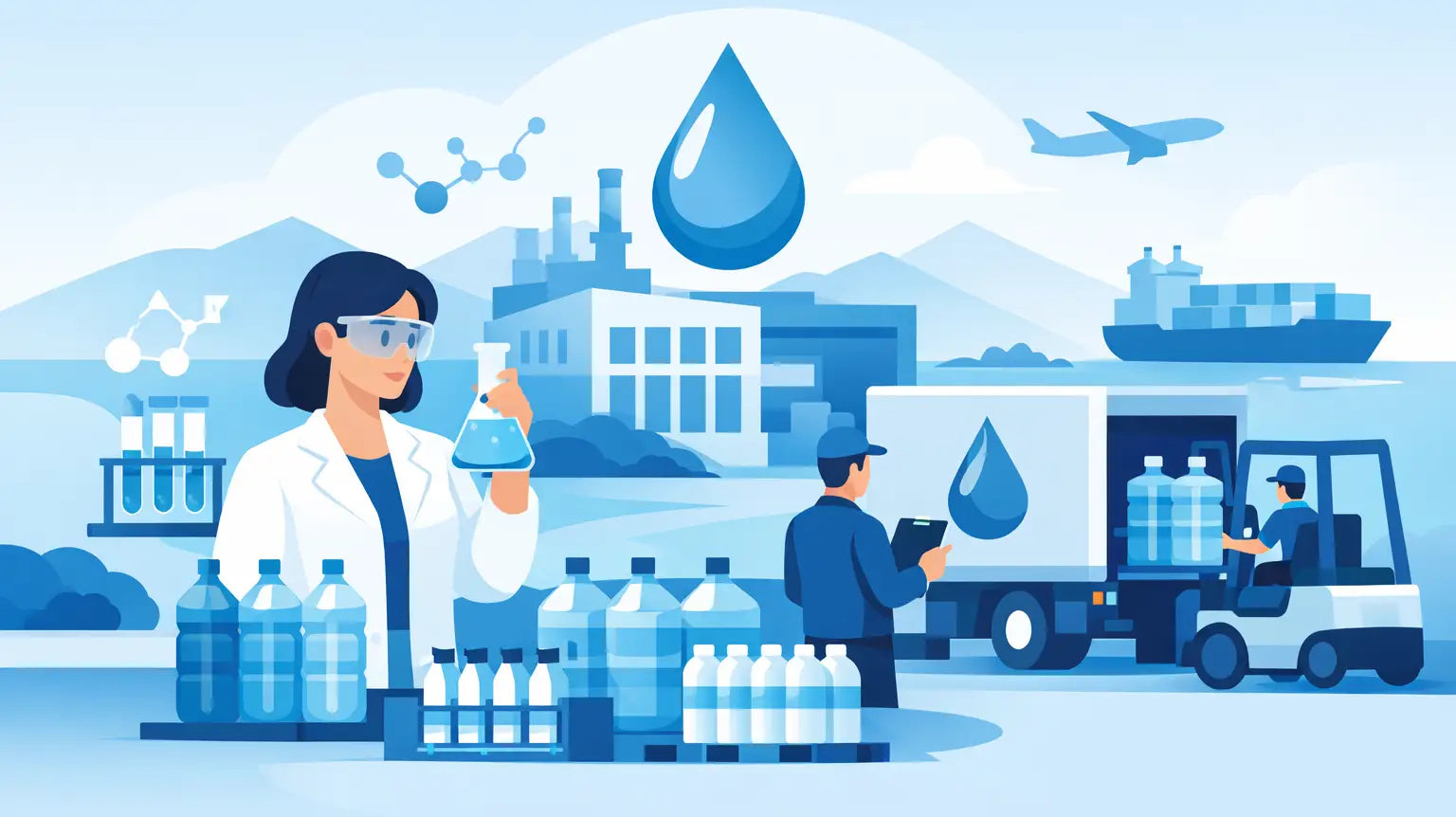 How to Order Research Water Wholesale