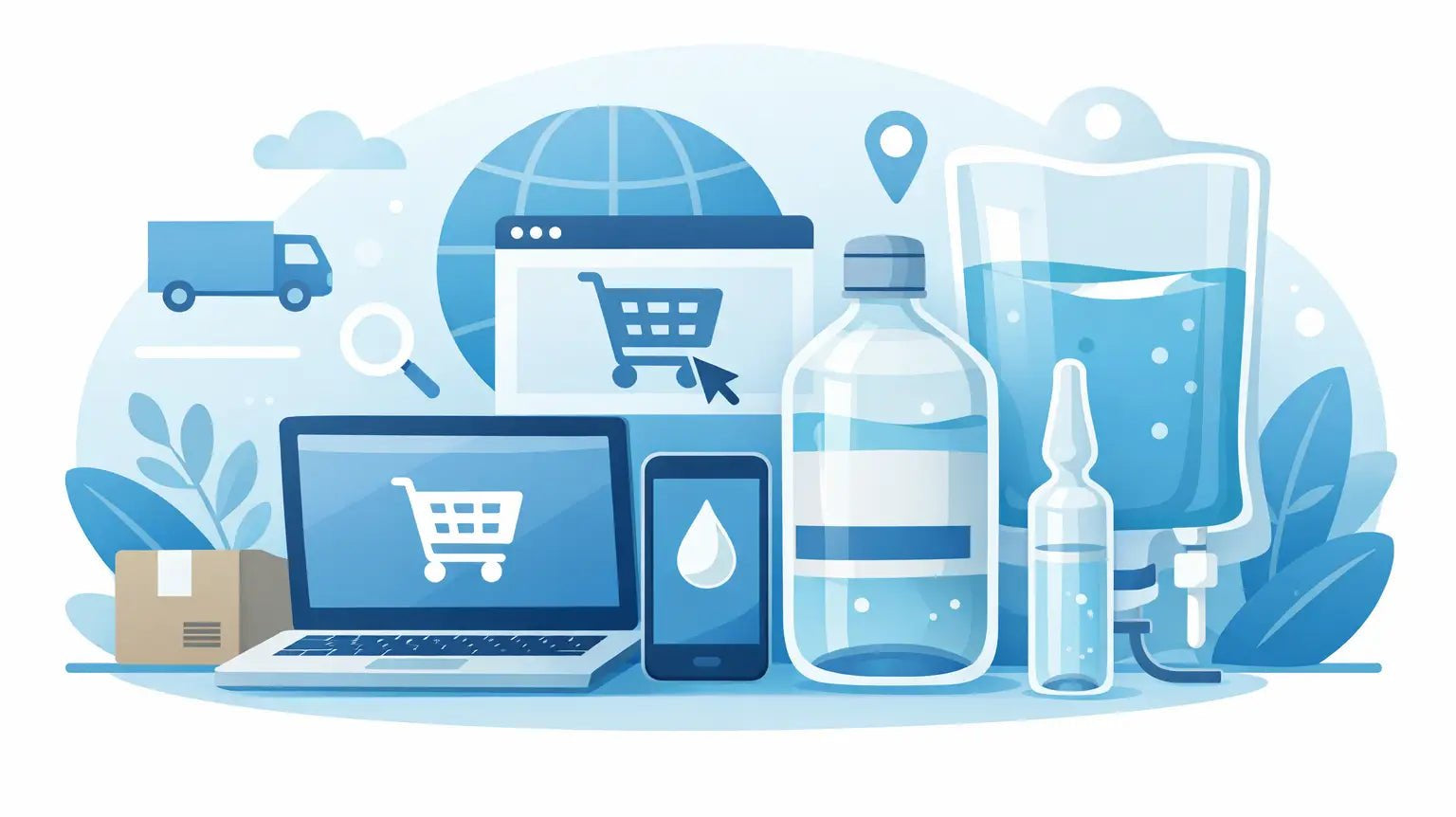 Can Labs Buy Sterile Water Online? - BACWATERMAX-VITAMIN GUYS