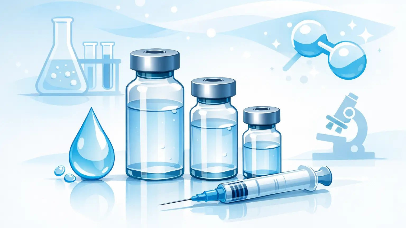 High Purity Sterile Water Vials Explained - BACWATERMAX-VITAMIN GUYS