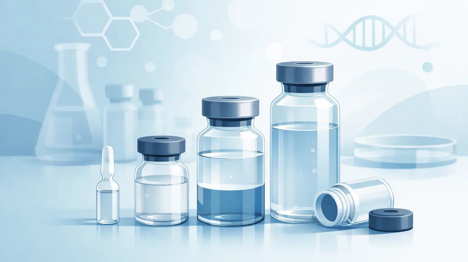 Top Sterile Vial Sizes for Research - BACWATERMAX-VITAMIN GUYS