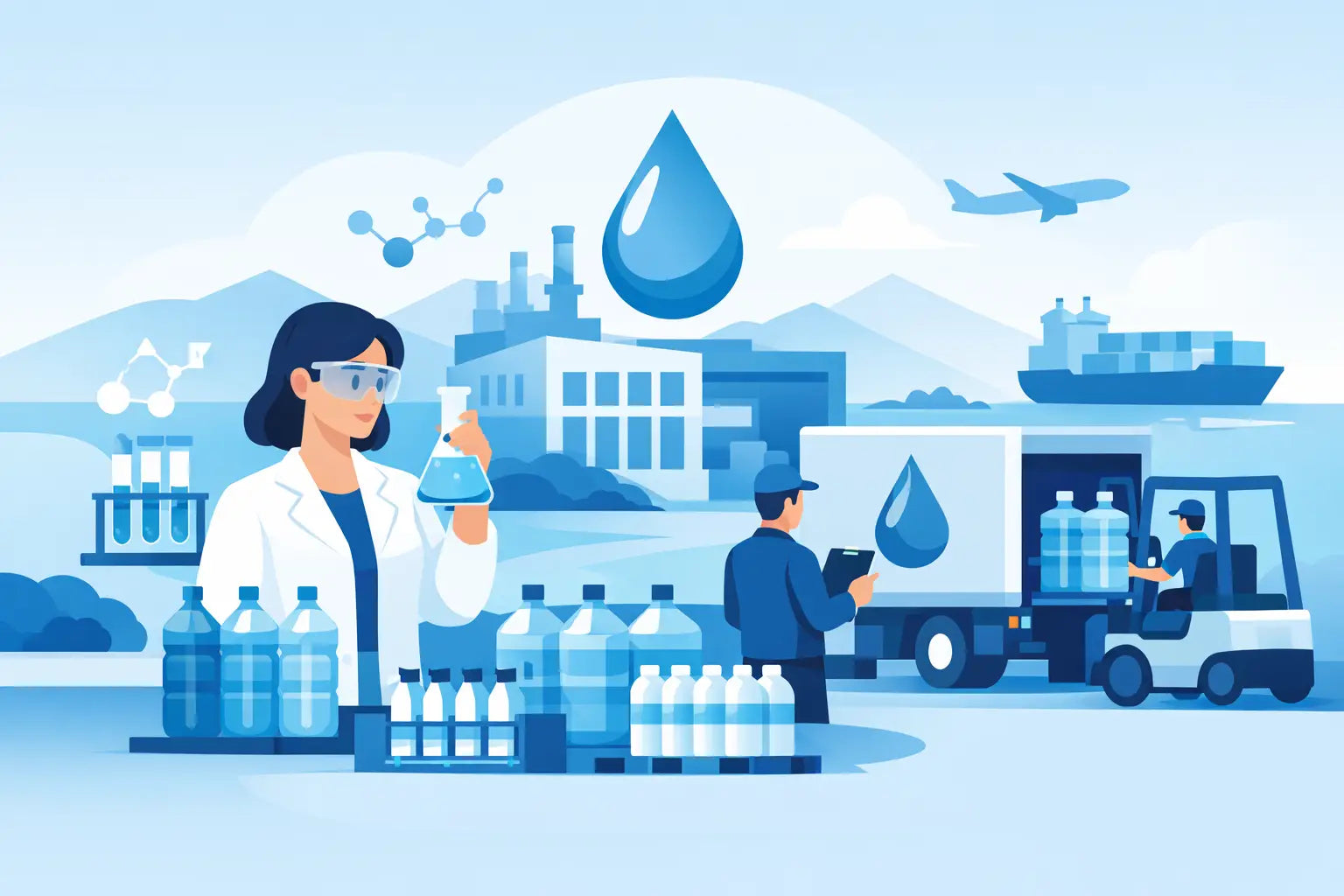 How to Order Research Water Wholesale