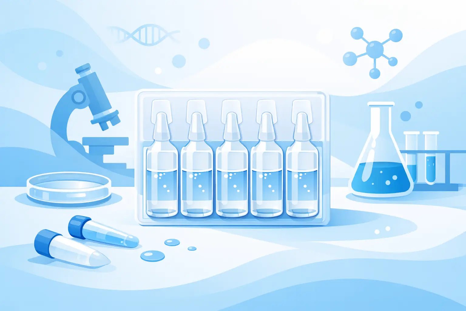 5 ml sterile water packs for research supply - BACWATERMAX-VITAMIN GUYS