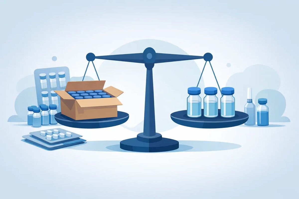 Bulk Packs vs Single Vials: Which Fits? - BACWATERMAX-VITAMIN GUYS