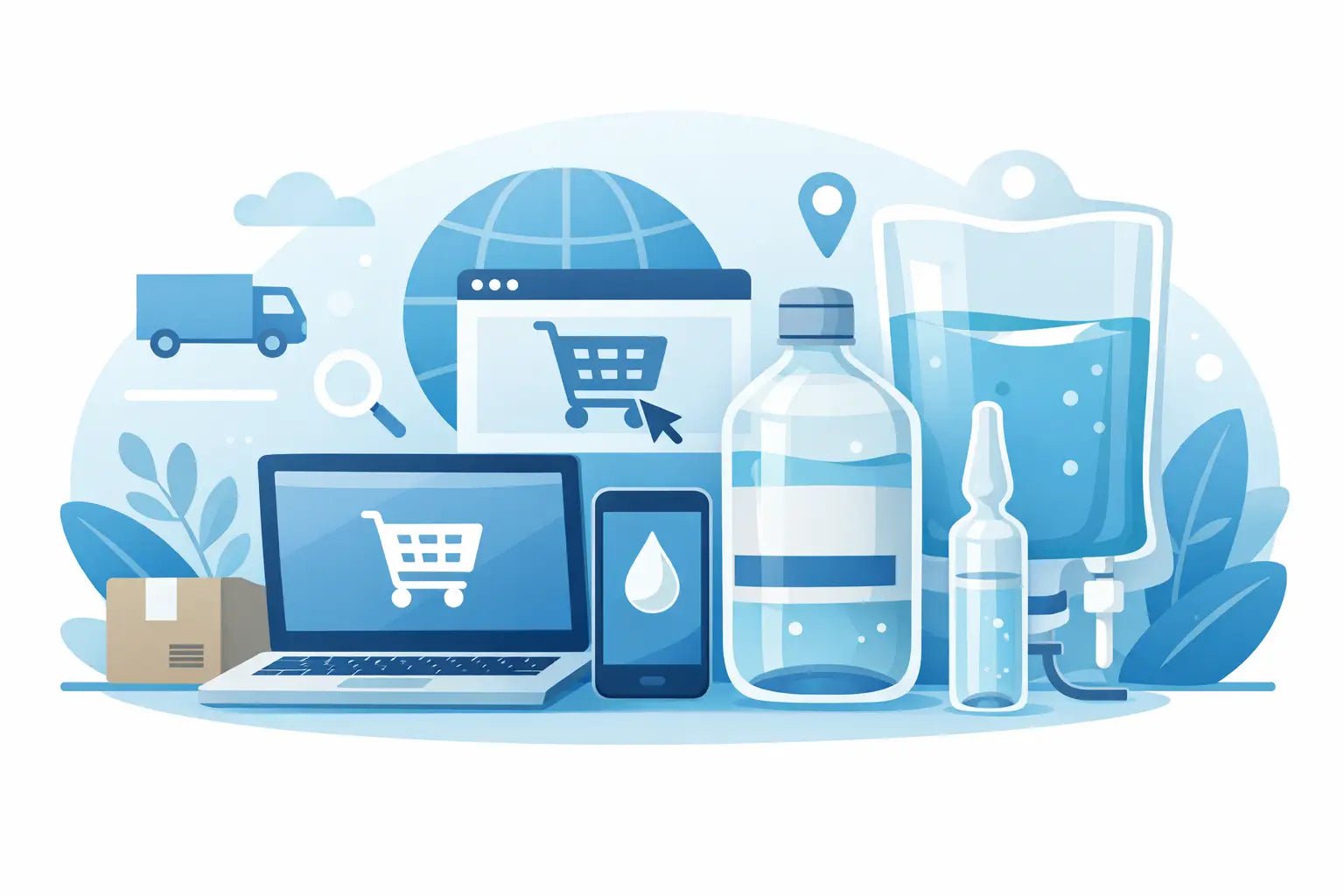 Can Labs Buy Sterile Water Online? - BACWATERMAX-VITAMIN GUYS