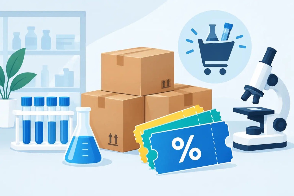 Coupon Stacking Rules for Bulk Lab Supply Orders - BACWATERMAX-VITAMIN GUYS