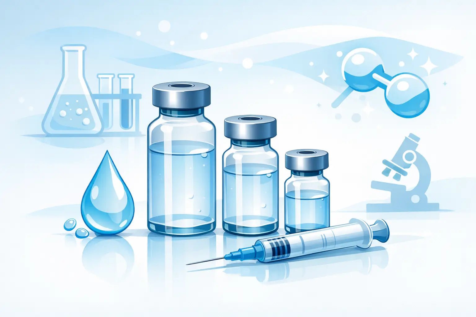 High Purity Sterile Water Vials Explained - BACWATERMAX-VITAMIN GUYS