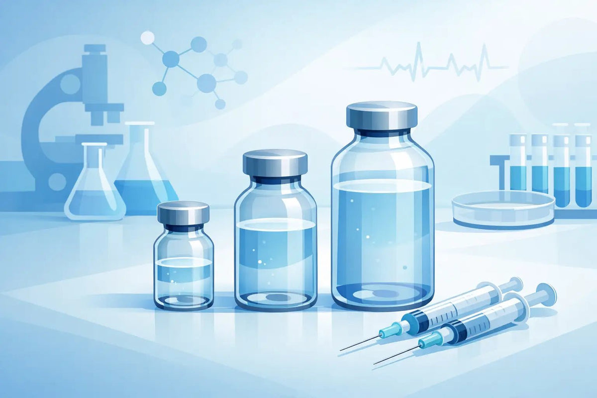 How to Choose Sterile Water Vial Size for Research - BACWATERMAX-VITAMIN GUYS