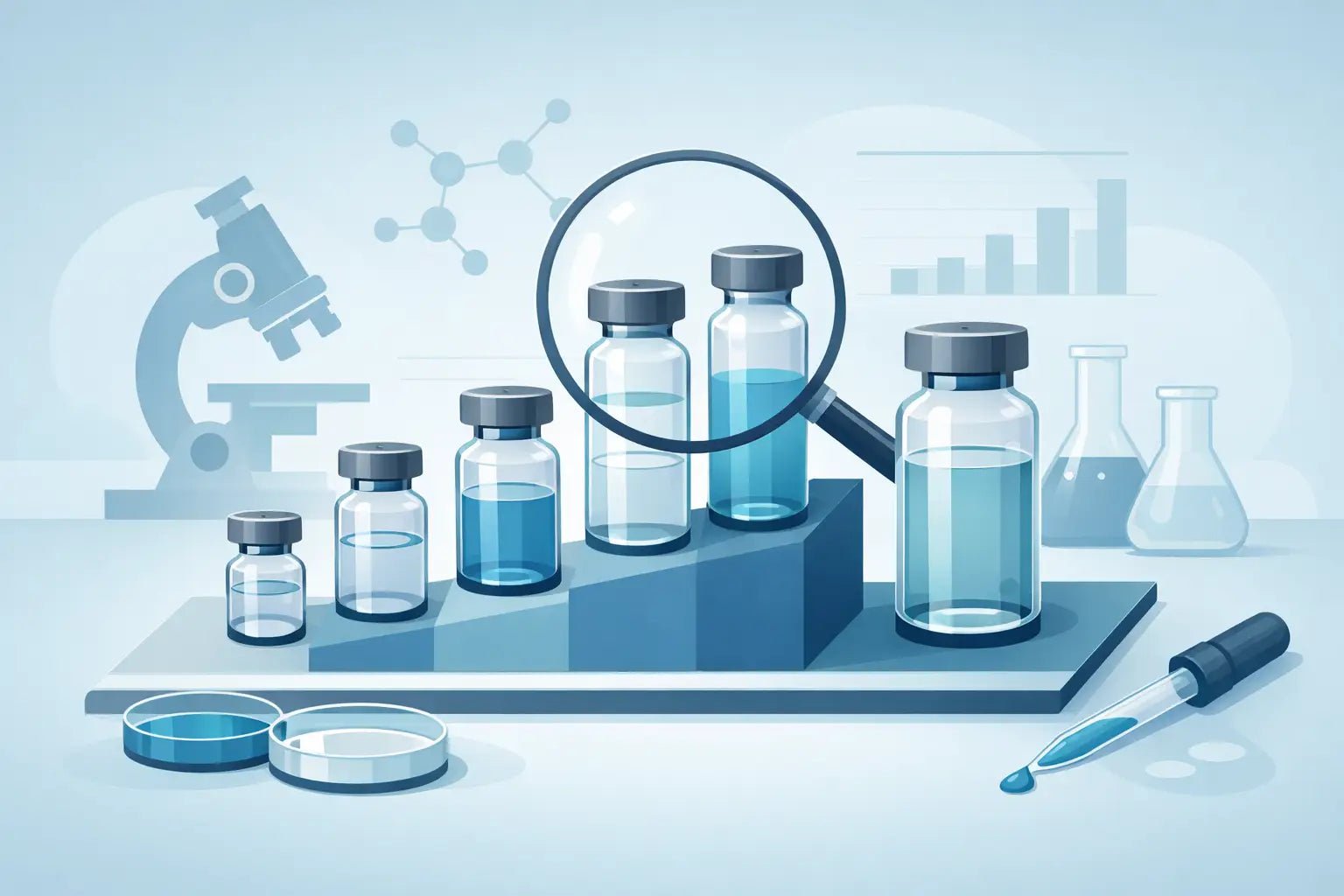 How to Compare Sterile Vial Volumes for Research - BACWATERMAX-VITAMIN GUYS