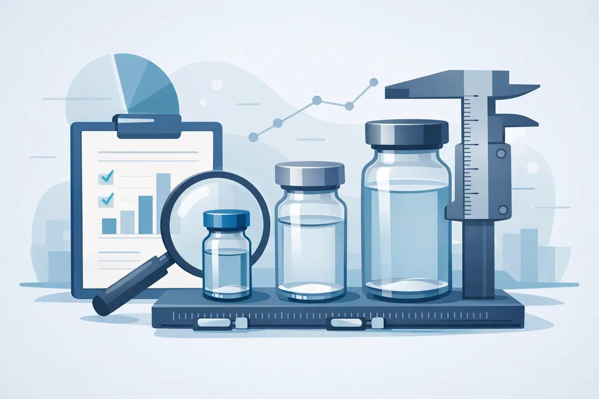 How to Compare Vial Pack Sizes Clearly - BACWATERMAX-VITAMIN GUYS