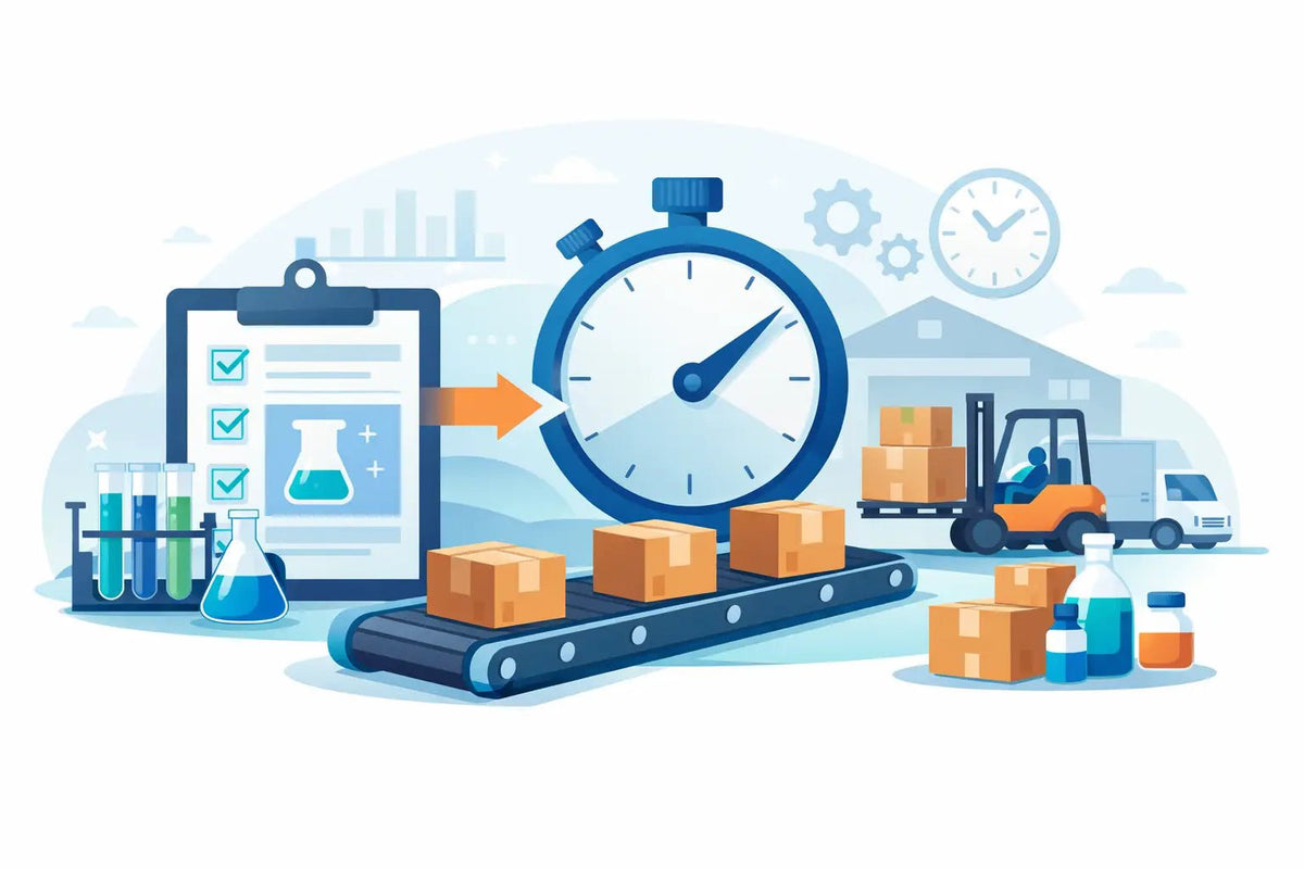 Lab Ordering Turnaround Times for Bulk Supply - BACWATERMAX-VITAMIN GUYS