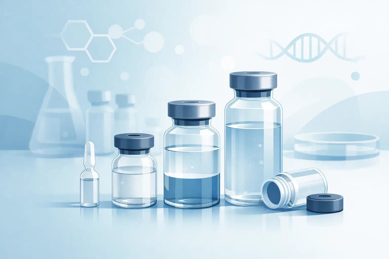 Top Sterile Vial Sizes for Research - BACWATERMAX-VITAMIN GUYS