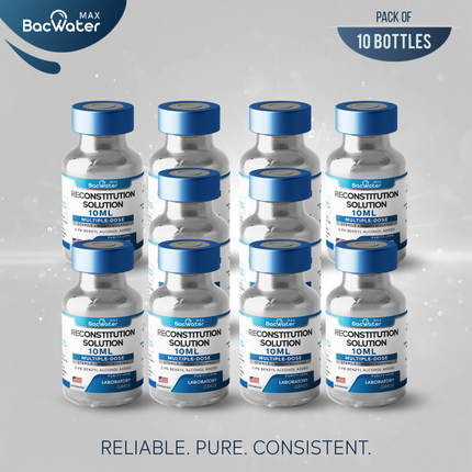 Premium Bacteriostatic Water 10ml | 10-Pack – Research Grade 🧪