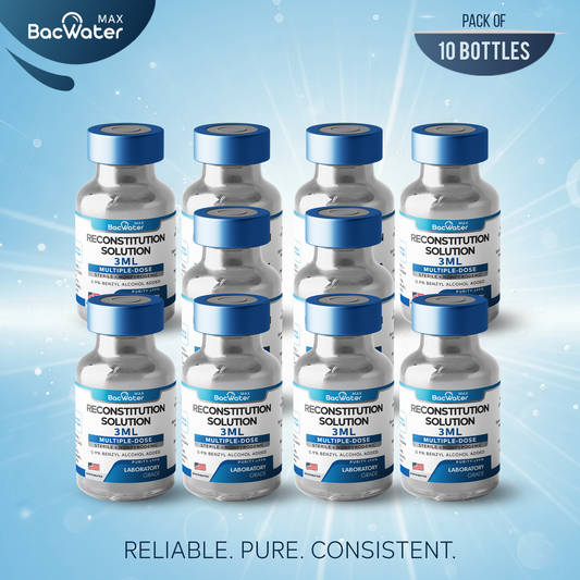 Premium Bacteriostatic Water 3ml | 10-Pack – Research Grade 🧪✨