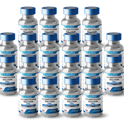 Premium Bacteriostatic Water 3ml | 20-Pack – Research Grade 🧪✨