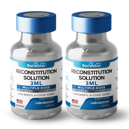 Premium Bacteriostatic Water 3ml | 2-Pack – Research Grade 🧪