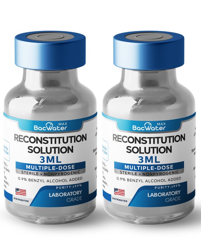 Premium Bacteriostatic Water 3ml | 2-Pack – Research Grade 🧪