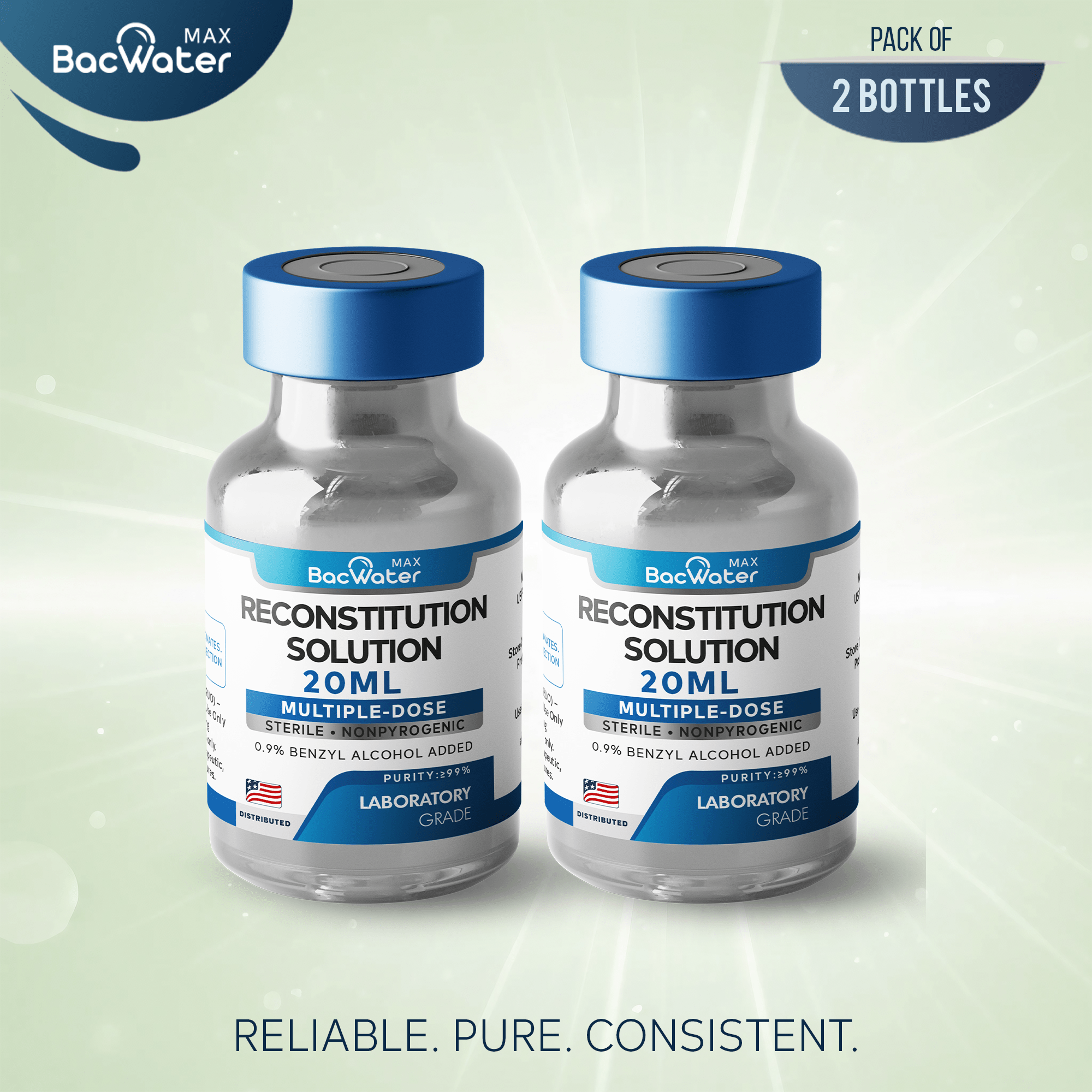 High-Purity Bacteriostatic Water 20ml