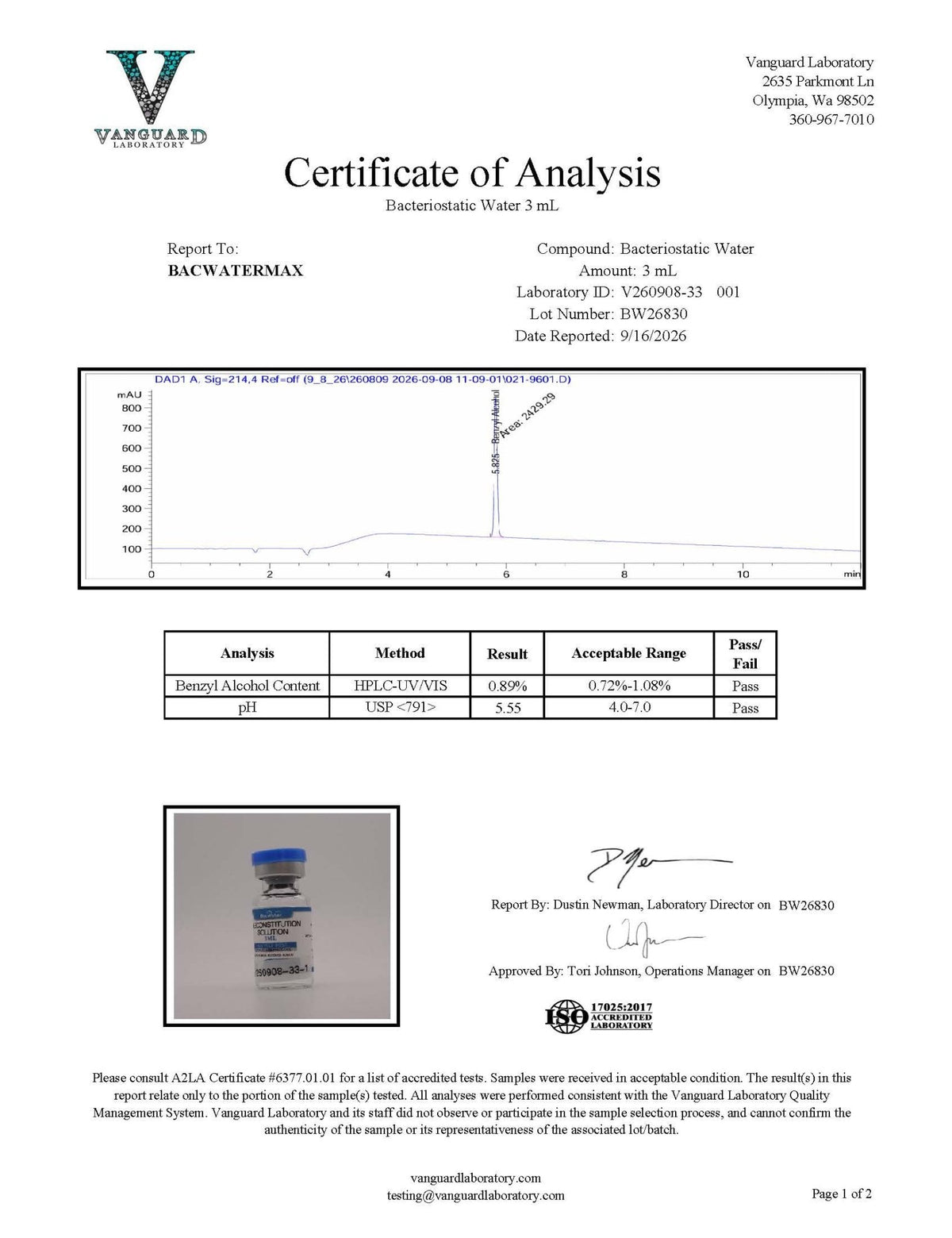 High-Purity Bacteriostatic Water 3ml | 20-Pack – Research Grade 🧪 - BACWATERMAX