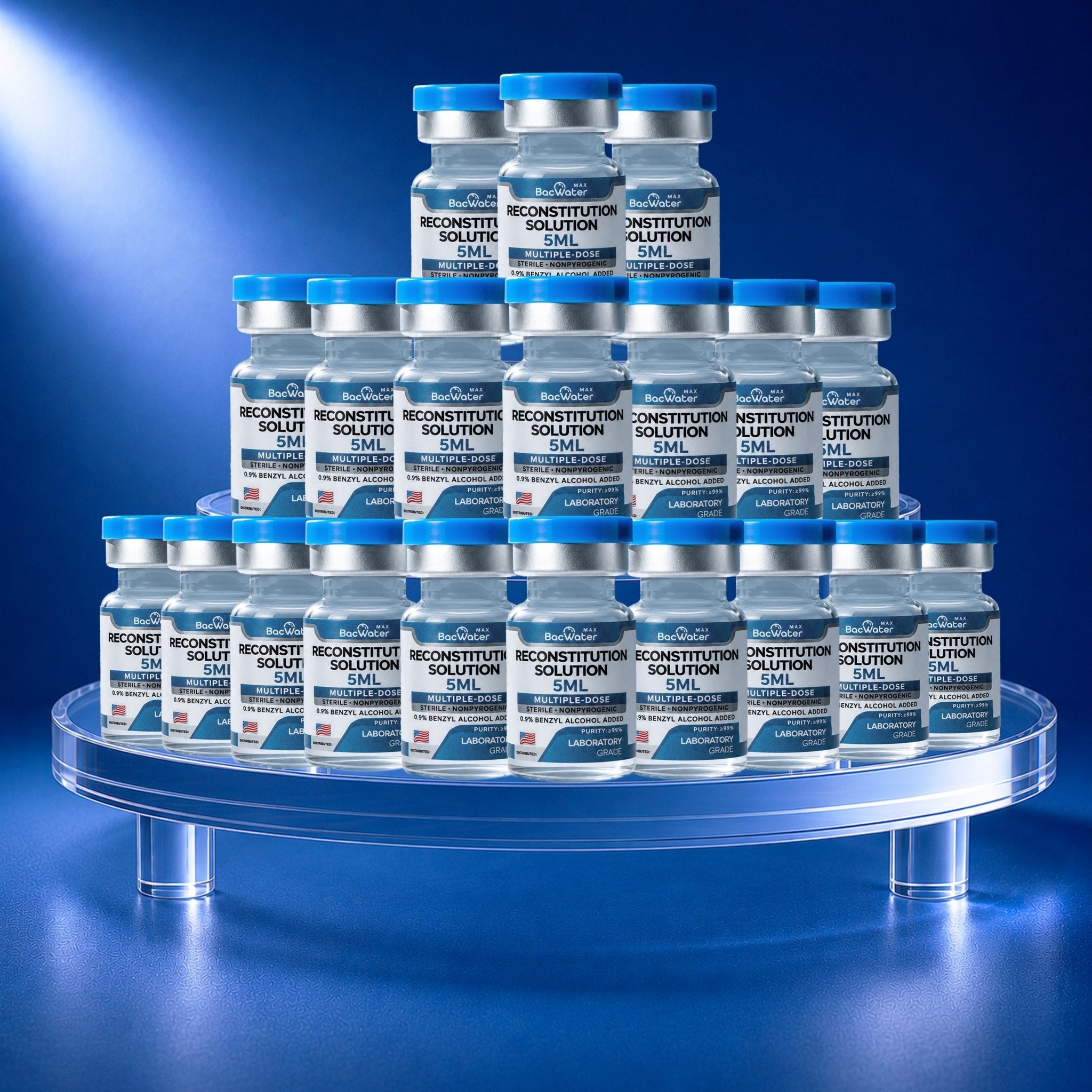 High-Purity Sterile Water 5ml Research Grade