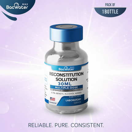 High - Purity Sterile Water 30ml | 1 - Pack – Research Grade 🧪 - BACWATERMAX - VITAMIN GUYS