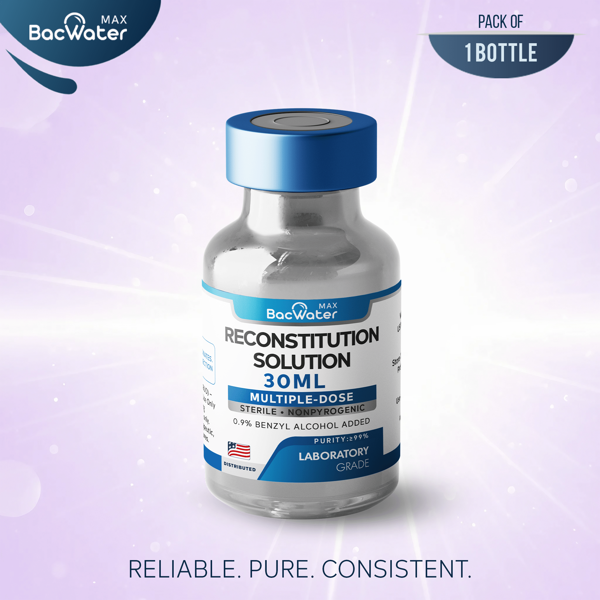 30ml bulk wholesale bac water 30ml Bacteriostatic Water 1-Pack 30ml bulk wholesale bac water 30ml Bacteriostatic Water 1-Pack