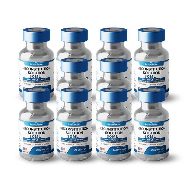 High - Purity Sterile Water 30ml | 10 - Pack – Research Grade 🧪 - BACWATERMAX - VITAMIN GUYS